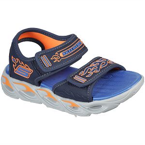 Skechers sandale copii baieti THERMO SPLASH HEAT FLO 400109L NAVY/ORANGE