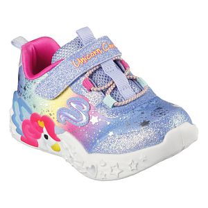 Skechers pantofi copii sport fete UNICORN CHARMER 302681N BLUE/MUTICOLOR