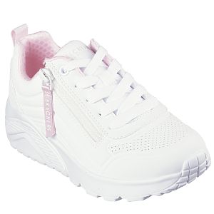 Skechers pantofi copii sport fete UNO LITE EASY ZIP 310387L WHITE