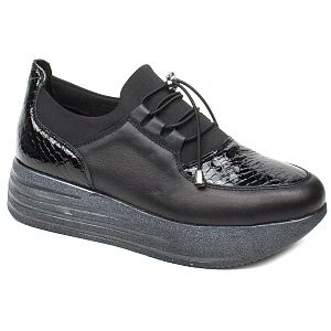 Caspian pantofi dama 3012(2) negru lac