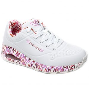 Skechers pantofi dama sport 155506 alb+multicolor
