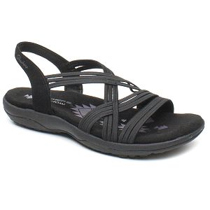 Skechers sandale dama REGGAE SLIM SIMPLY STRETCH 163023 negru