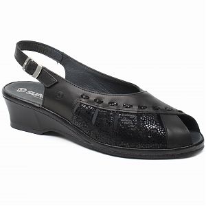 Suave sandale dama SU0290 ROMA 01 N negru