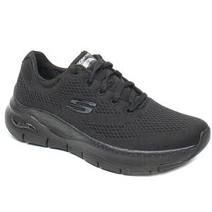 Skechers pantofi dama sport Arch Fit 149057 talpa neagra negru