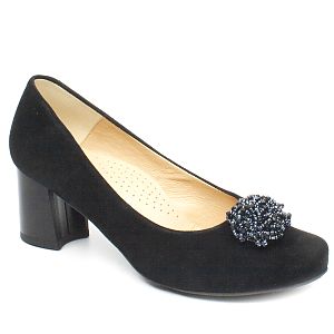Conhpol pantofi dama PFCRT 997 100 negru velur