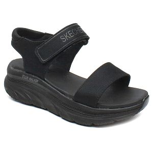 Skechers sandale dama D'LUX WALKER NEW BLOCK 119226 negru