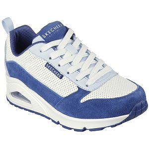 Skechers pantofi dama sport UNO 2 MUCH FUN 177105 WHITE/BLUE