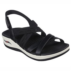 Skechers sandale dama ARCH FIT SUNSHINE LUXE LADY 163387 negru