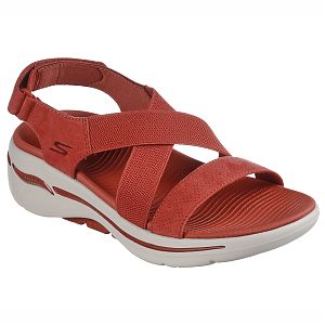 Skechers sandale dama GO WALK ARCH FIT SANDAL 140257 rosu