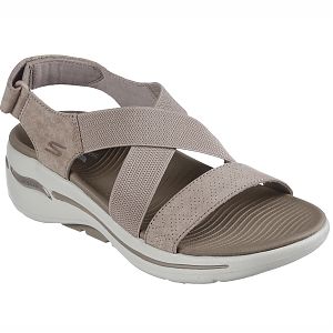 Skechers sandale dama GO WALK ARCH FIT SANDAL 140257 TAUPE