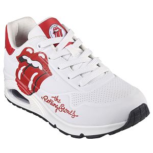Skechers pantofi dama sport UNO ROLLING STONES 177965 WHITE/RED