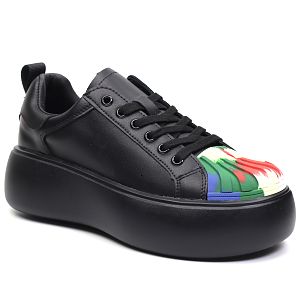 Franco Gerardo pantofi dama 88135 negru+multicolor