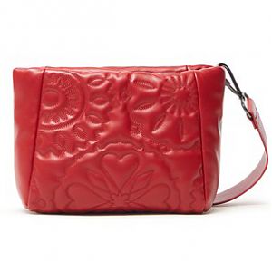 Desigual geanta dama rosu broderie 21WAXP55