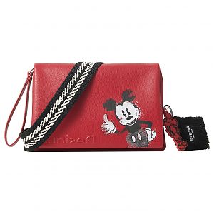 Desigual geanta dama rosu Mickey Mouse